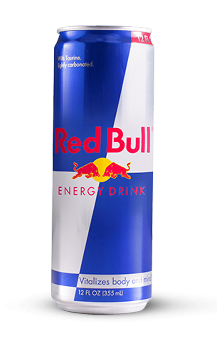 1 PACK OF RED BULL 12 CANS